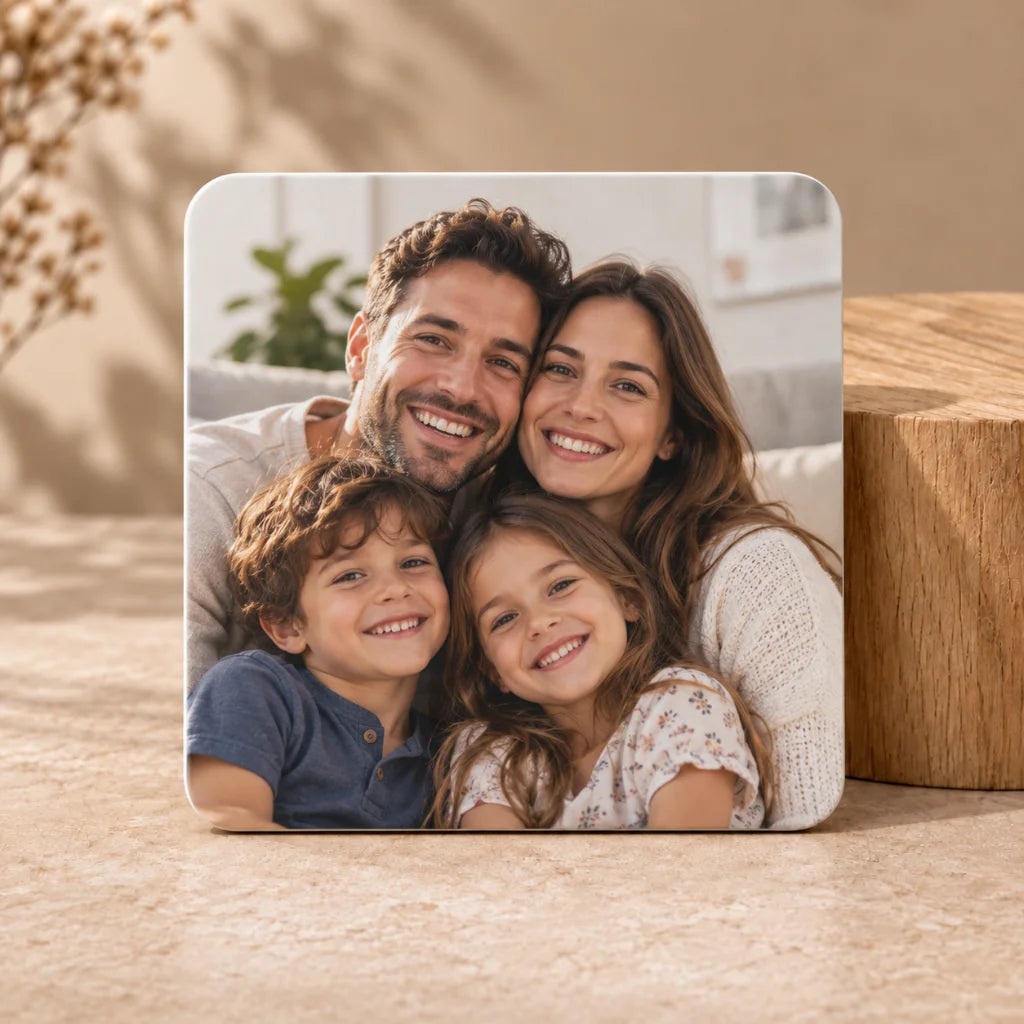 AKLIMAY personalized square coasters