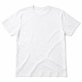 Customizable Basic White T-Shirt - 100% Polyester Unisex Tee