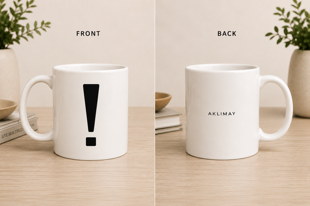 The ! Signature Mug – 11 oz Ceramic Mug
