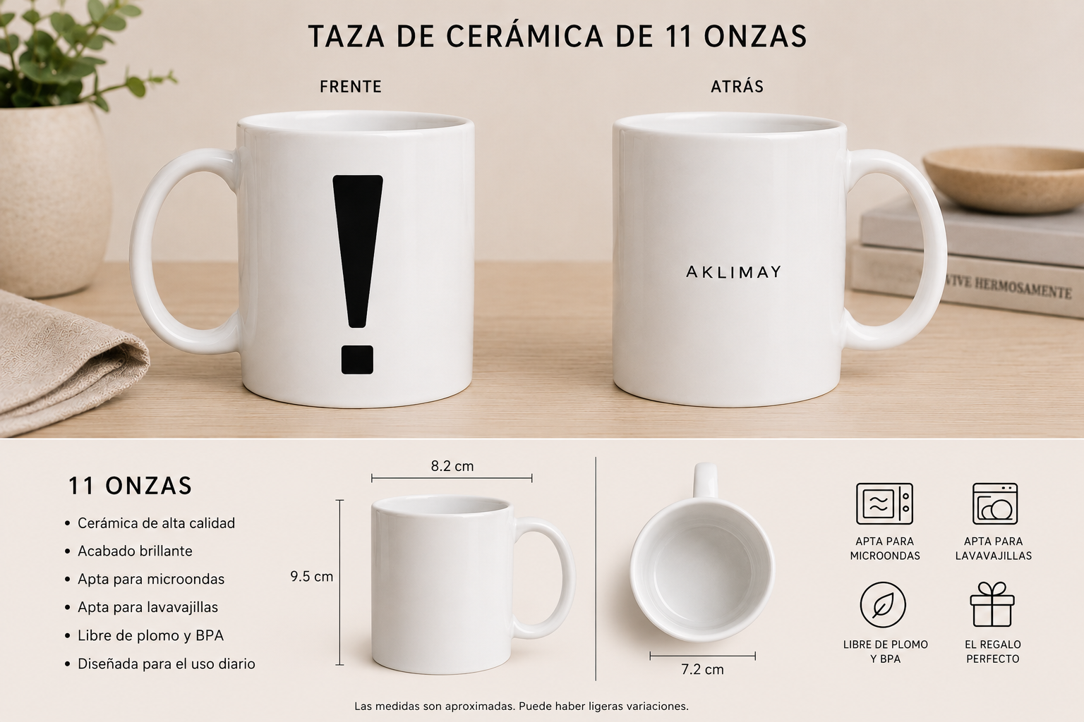 The ! Signature Mug – 11 oz Ceramic Mug