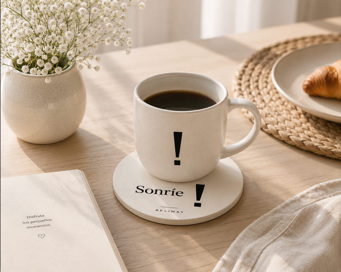 La Colección ! – Set de 6 Posavasos Inspiracionales con Holder (Español)